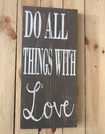 Bild groß Do all Things with love VI