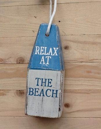Boie blau weiss Relax at the beach
