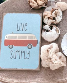 live simply magnet