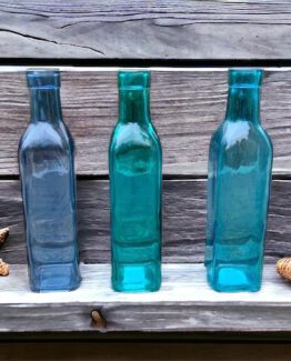 stranddeko-glasflaschen